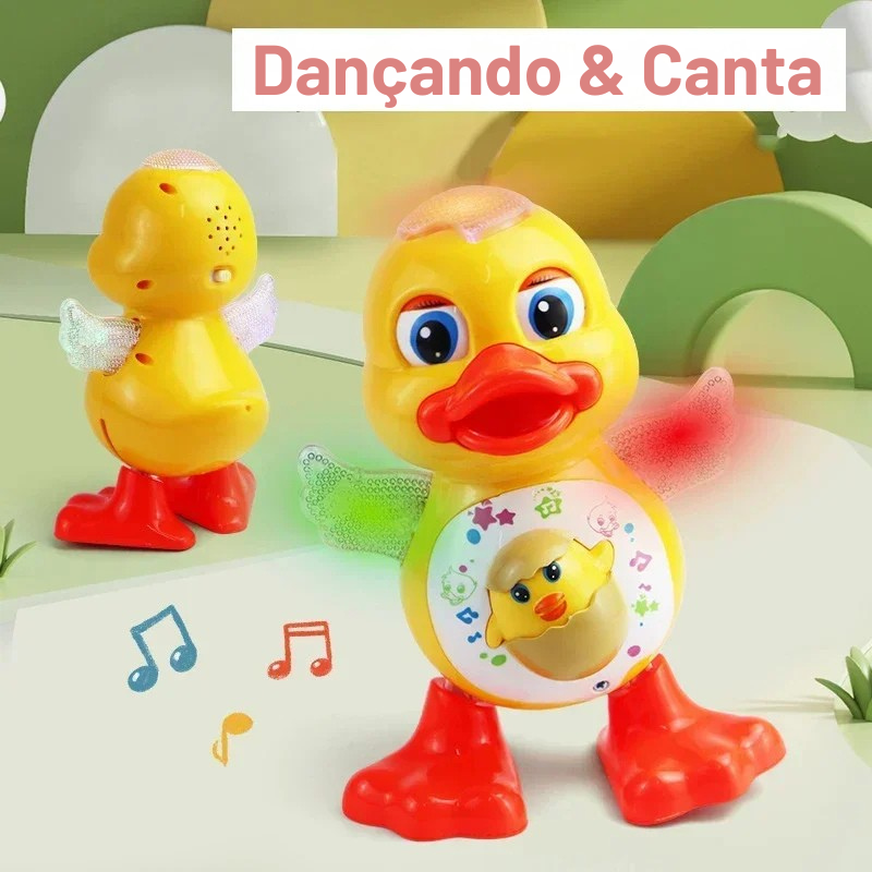 Pato Dançante de Natal com Luzes e Música – Presente Infantil Divertido - Paradigma Center