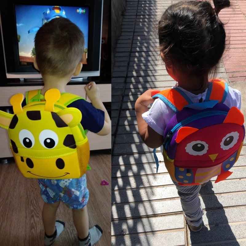 Mochila infantil de bichinhos - 3D - Paradigma Center