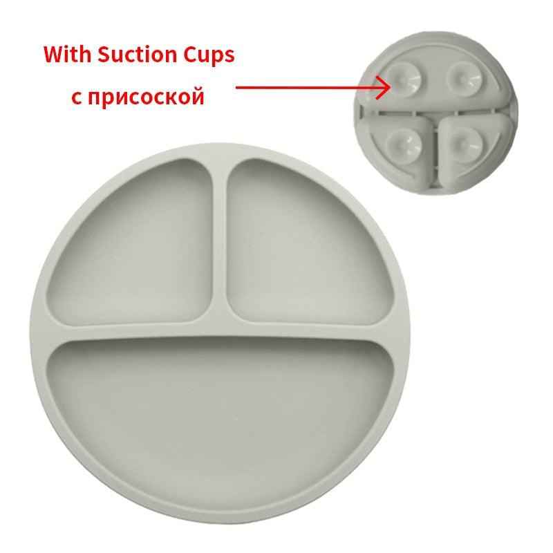 Prato de silicone com divisória - Paradigma Center