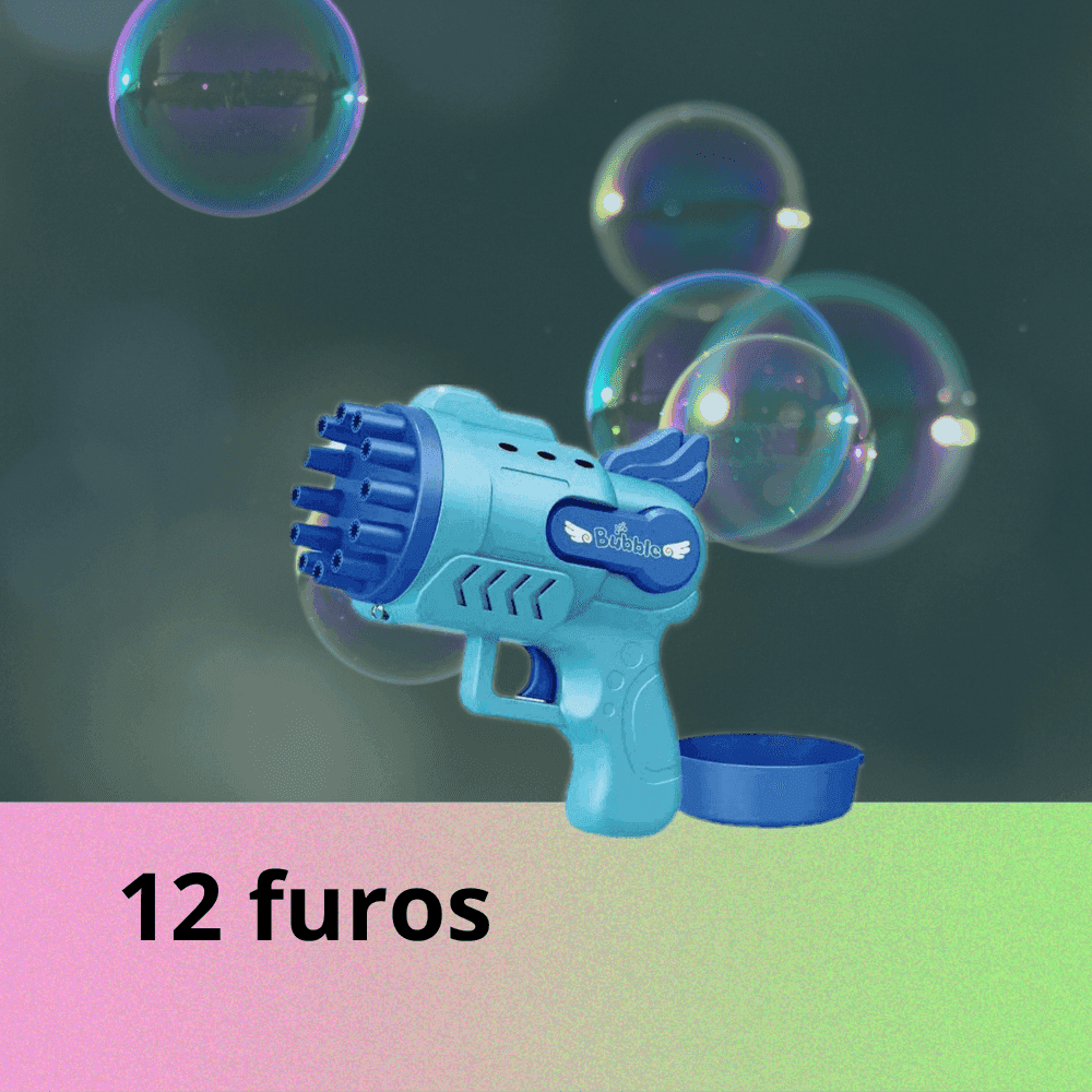 arma de bolhas - infantil