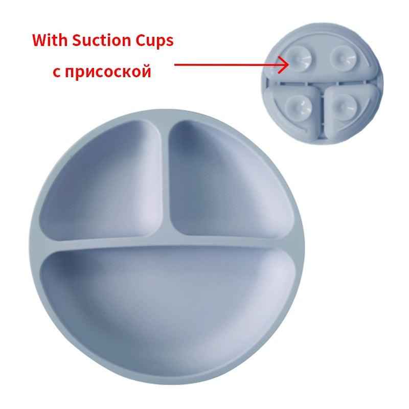Prato de silicone com divisória - Paradigma Center