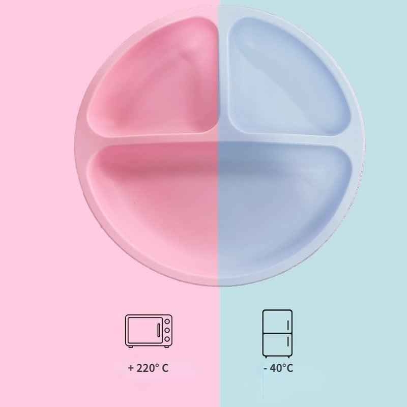 Prato de silicone com divisória - Paradigma Center