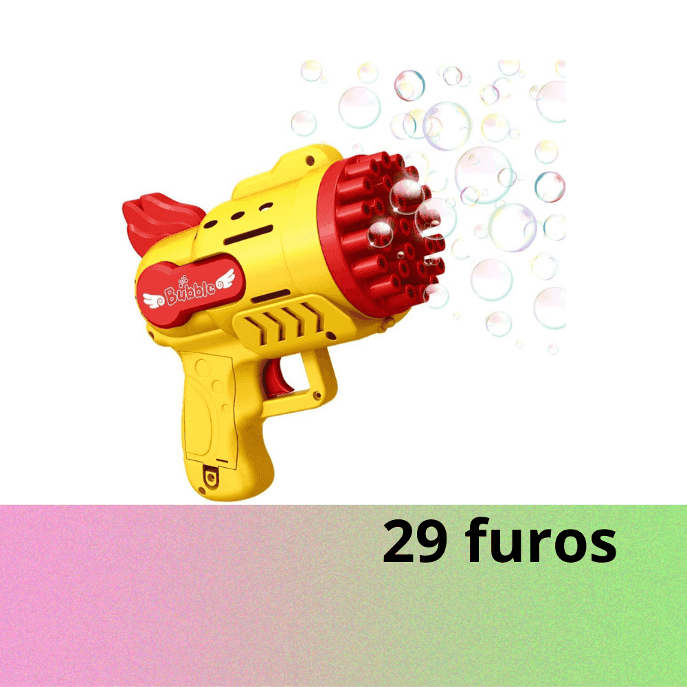 arma de bolhas - infantil
