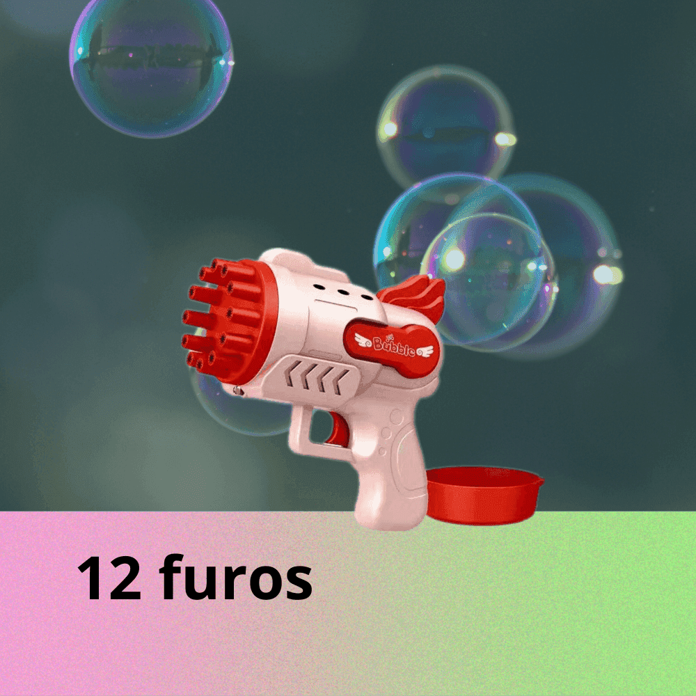 arma de bolhas - infantil